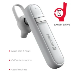 BLUETOOTH HEADSET SWISSTEN CALLER WHITE