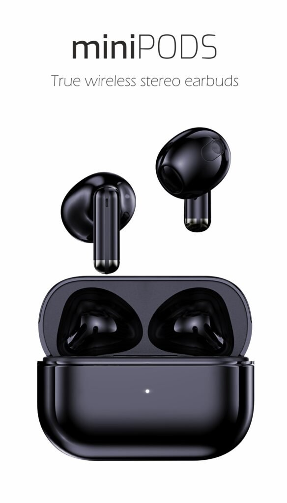 BLUETOOTH TWS EARPHONES SWISSTEN MINIPODS BLACK