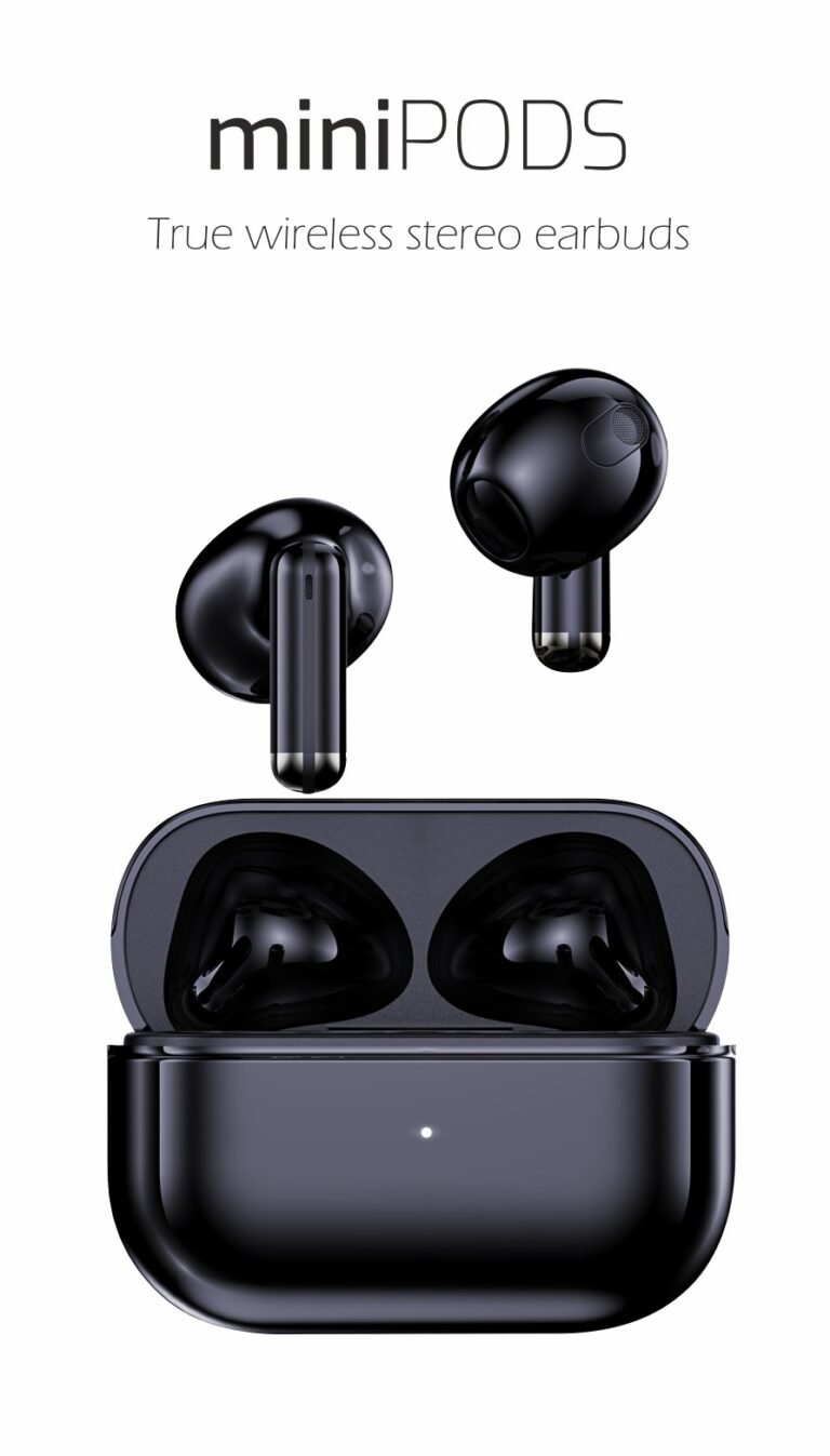 BLUETOOTH TWS EARPHONES SWISSTEN MINIPODS BLACK