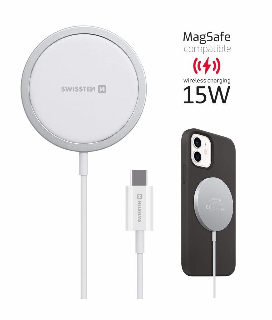 SWISSTEN MagStick WIRELESS CHARGER FOR APPLE IPHONE (MagSafe compatible)